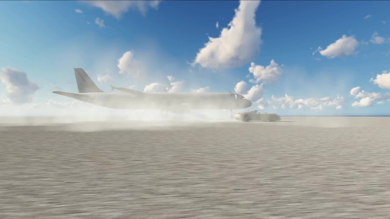 Stock Video Airplane And A Sports Car Racing Live Wallpaper For PC