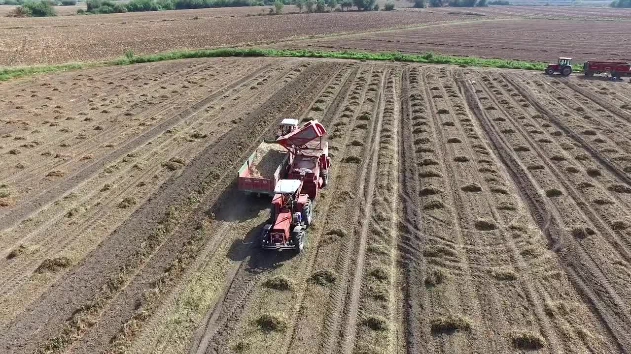 Stock Video Agricultural Vehicles Working In The Field Live Wallpaper For PC