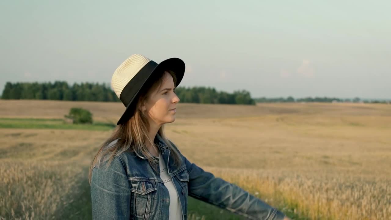 Stock Video A Young Woman Saying Goodbye Live Wallpaper For PC