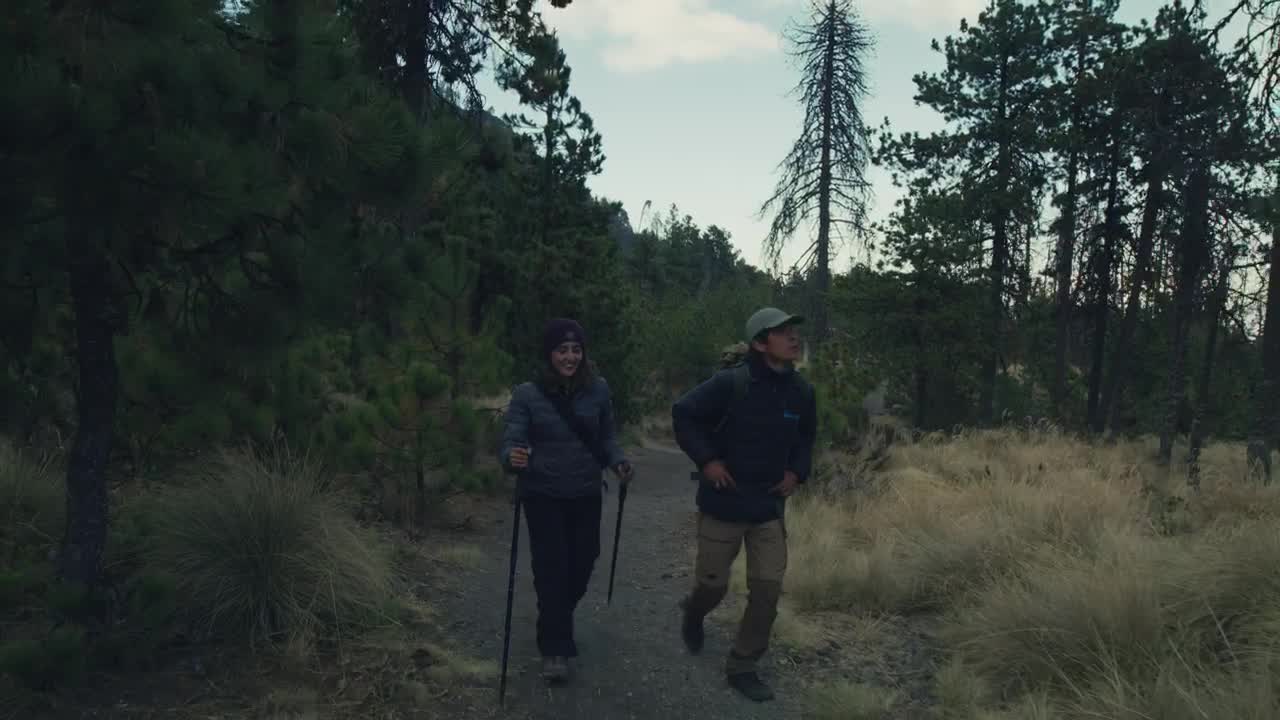 Stock Video A Young Couple Hiking Live Wallpaper For PC