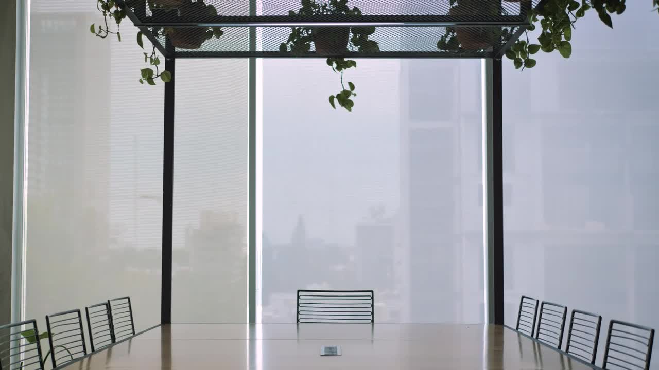 Stock Video A Woman Working In A Boardroom Live Wallpaper For PC