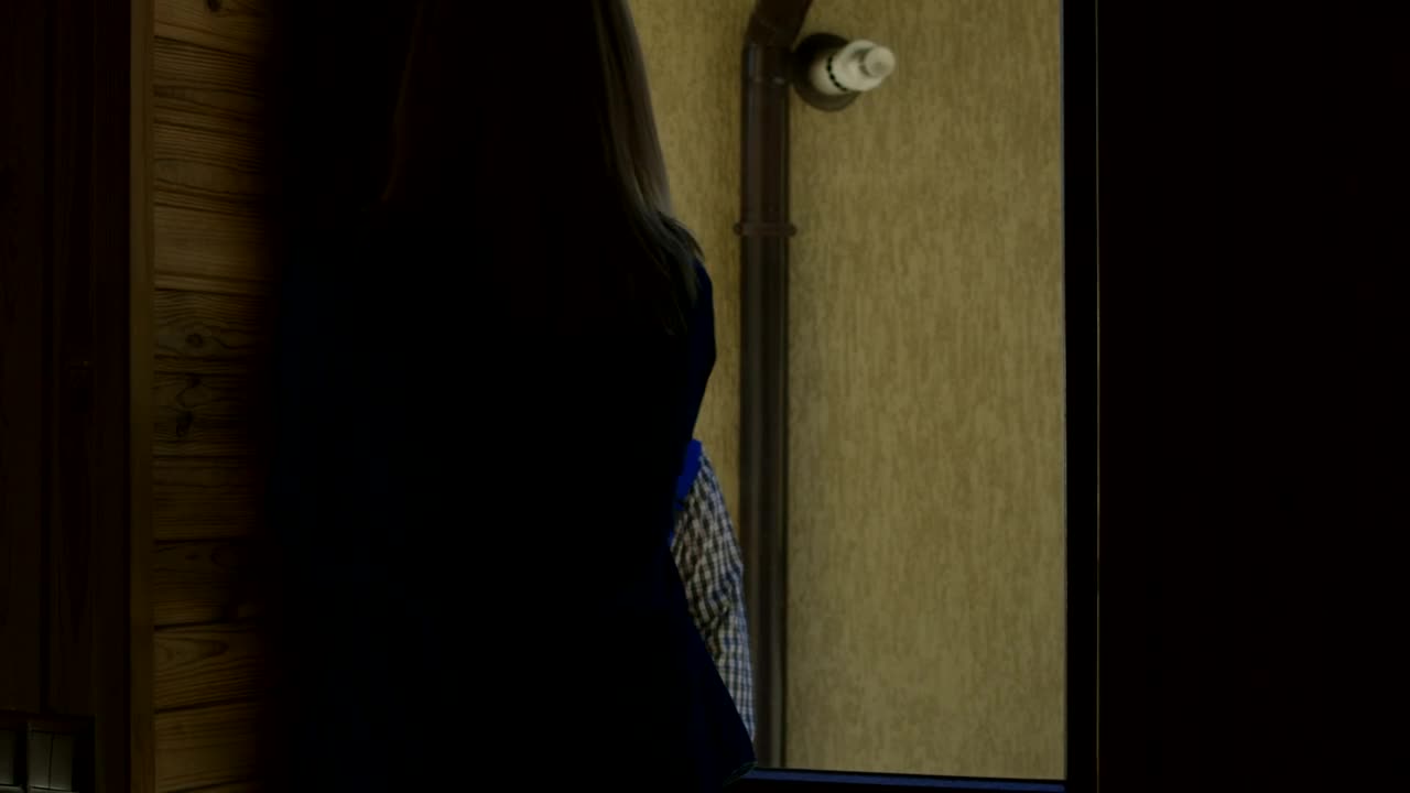 Stock Video A Woman Receiving A Package From Delivery Guy Live Wallpaper For PC