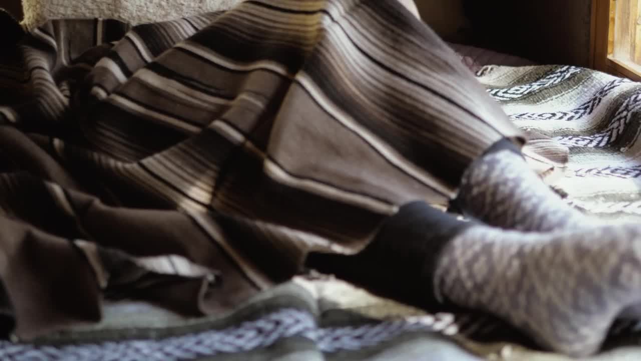 Stock Video A Woman Reading A Book On Her Bed Live Wallpaper For PC