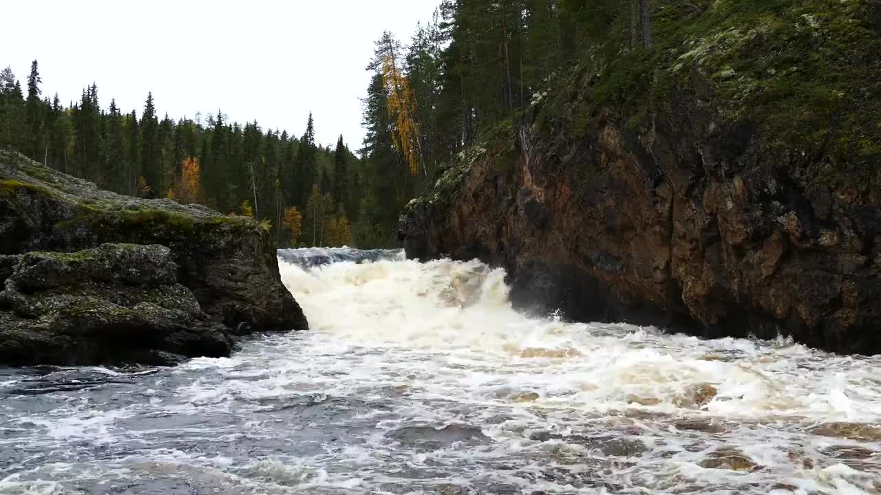 Stock Video A Wild River Between The Rocks Live Wallpaper For PC