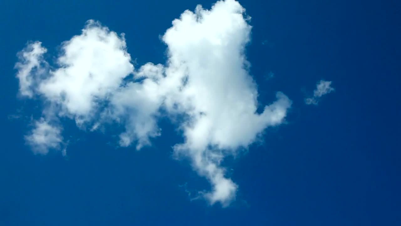 Stock Video A White Cloud Passing Through The Blue Sky Live Wallpaper For PC