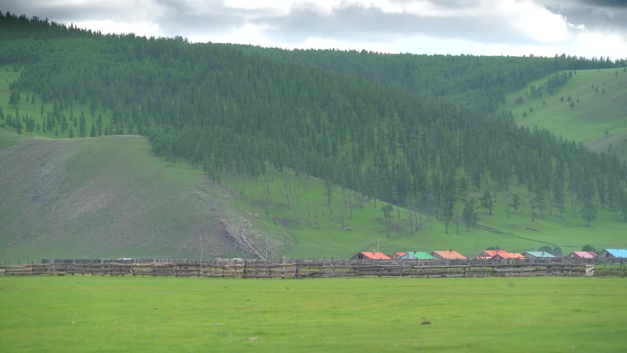 Stock Video A Small Village And The Forest Live Wallpaper For PC