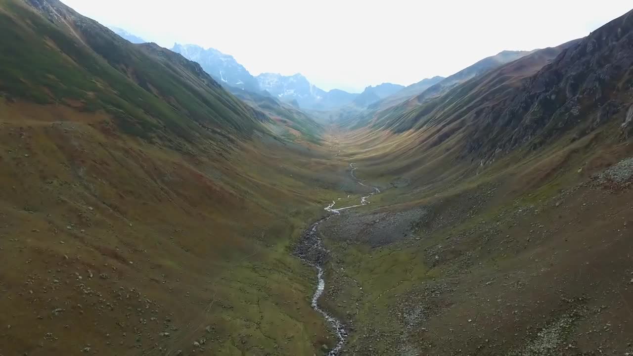 Stock Video A Small River At The Bottom Of The Valley Live Wallpaper For PC