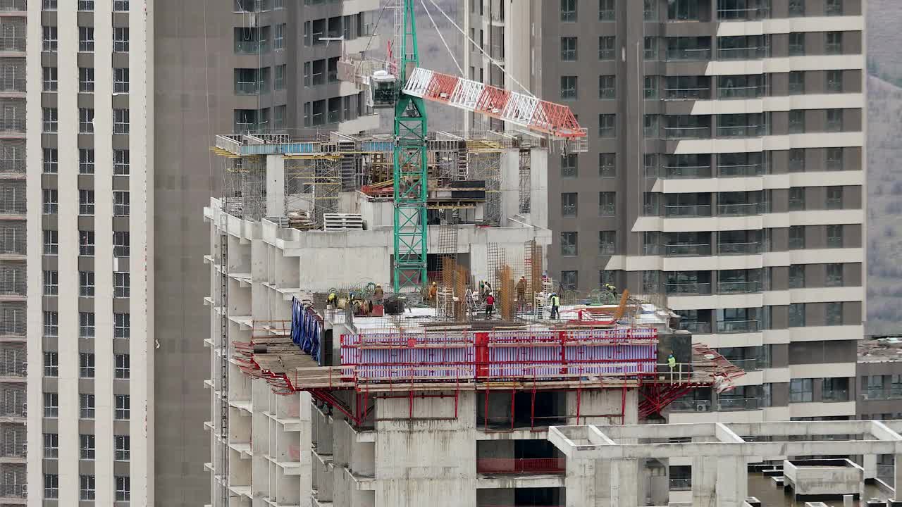 Stock Video A Skyscraper Under Construction Time Lapse Live Wallpaper For PC