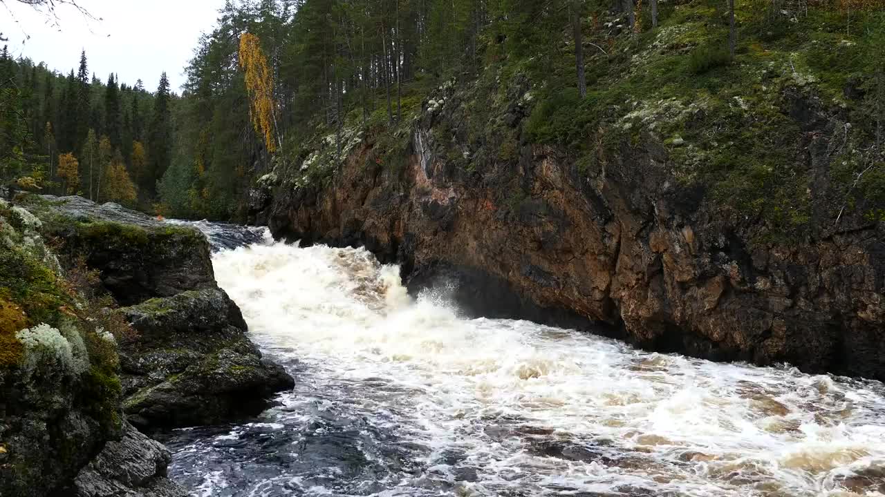 Stock Video A River Flowing Between The Rocks Live Wallpaper For PC