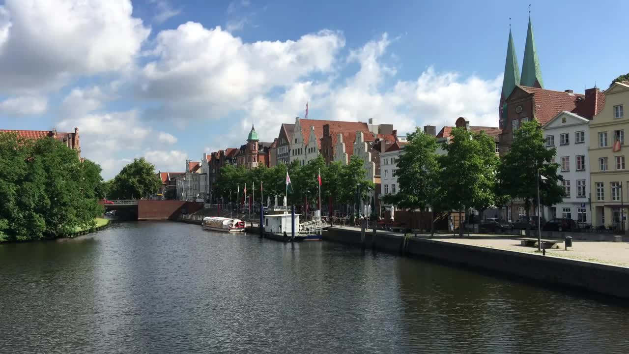 Stock Video A River And Beautiful Town In Germany Live Wallpaper For PC