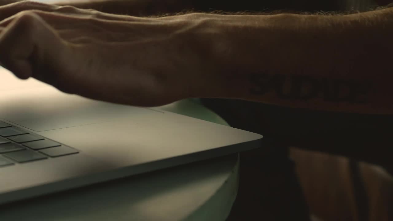 Stock Video A Persons Hands Typing On A Laptop Live Wallpaper For PC