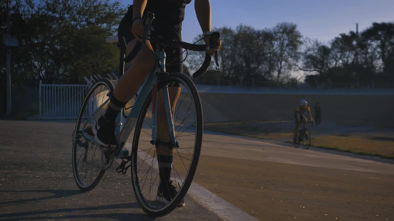 Stock Video A Person Riding A Bicycle To The Side Of A Live Wallpaper For PC