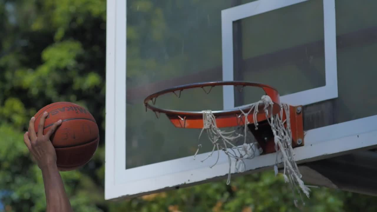 Stock Video A Person Doing A Slam Dunk Live Wallpaper For PC