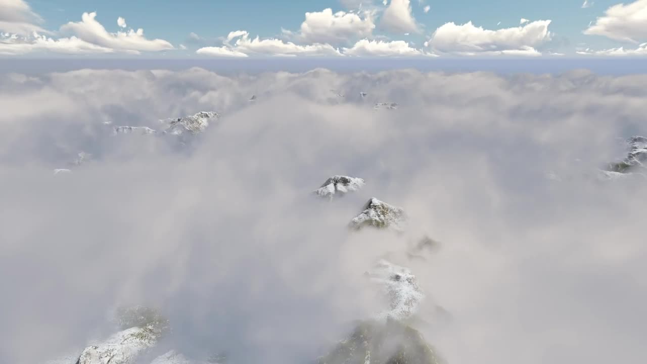 Stock Video A Mountainous Area Under The Clouds Live Wallpaper For PC