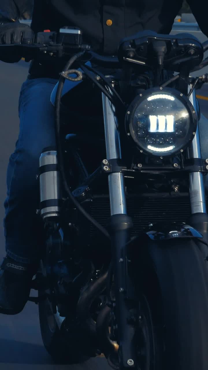Stock Video A Motorcycle Driven By A Man Live Wallpaper For PC
