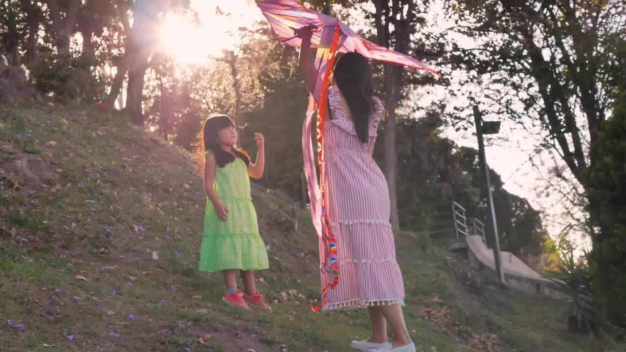 Stock Video A Mother Playing With Her Daughter On A Picnic Day Live Wallpaper For PC