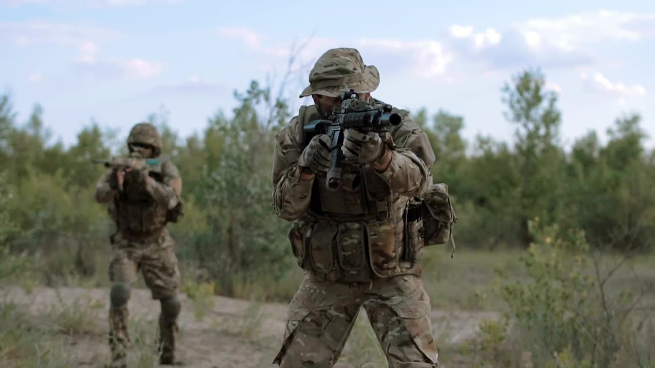 Stock Video A Military Man Shot In Combat Live Wallpaper For PC