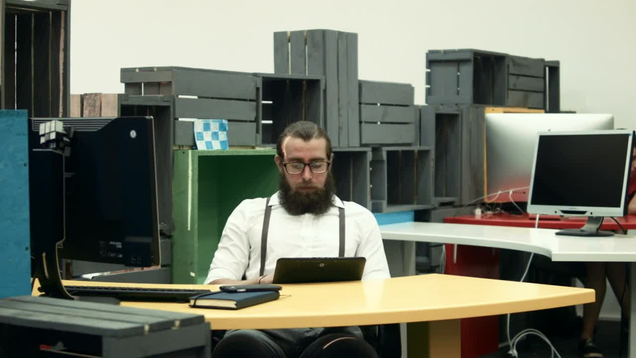 Stock Video A Man With Friends On A Video Call At The Live Wallpaper For PC