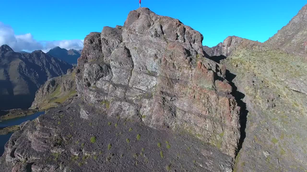Stock Video A Man On Top Of A Mountain Landscape Live Wallpaper For PC