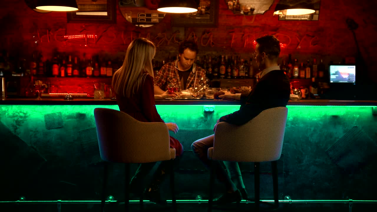 Stock Video A Man And A Woman Having A Date At A Live Wallpaper For PC