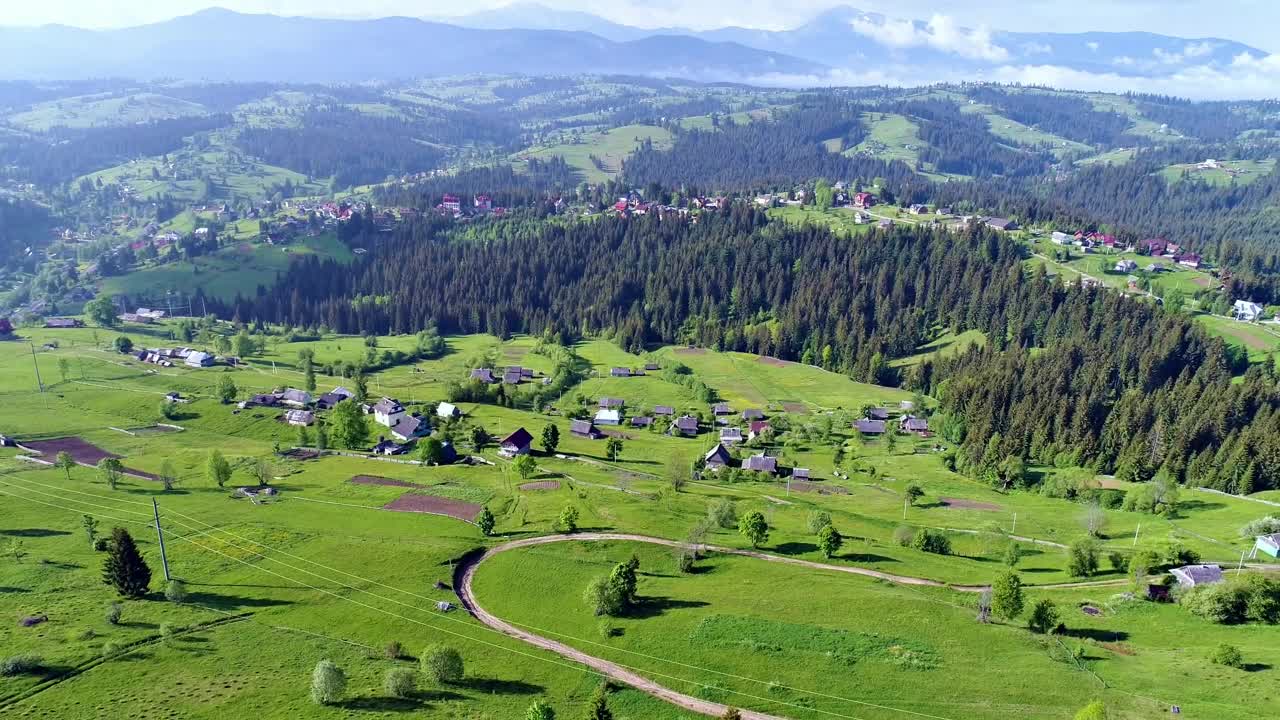 Stock Video A Little Village In The Middle Countryside Live Wallpaper For PC