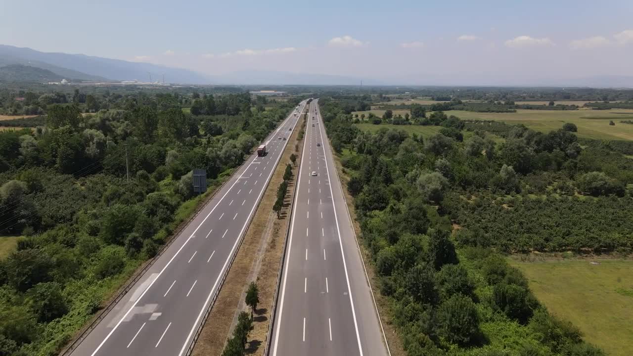 Stock Video A Highway Between Agriculture Fields Live Wallpaper For PC
