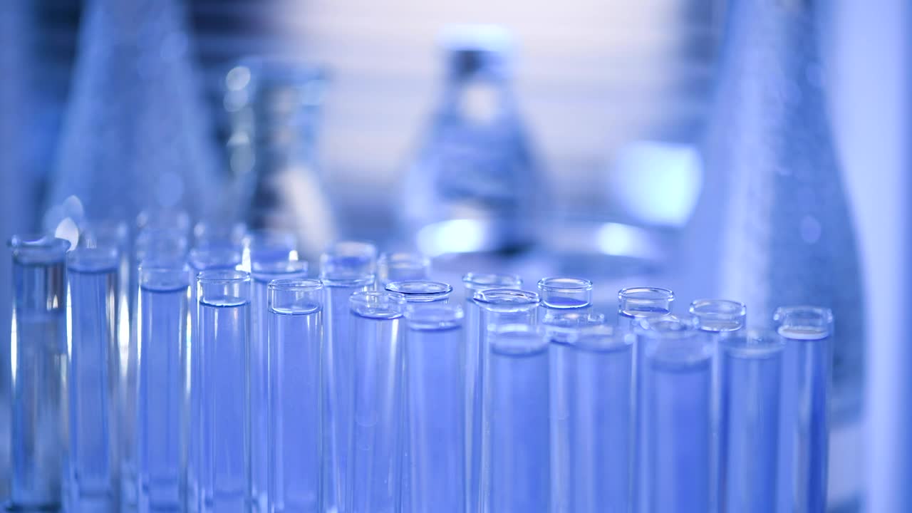 Stock Video A Hand Is Picking Laboratory Glassware Live Wallpaper For PC