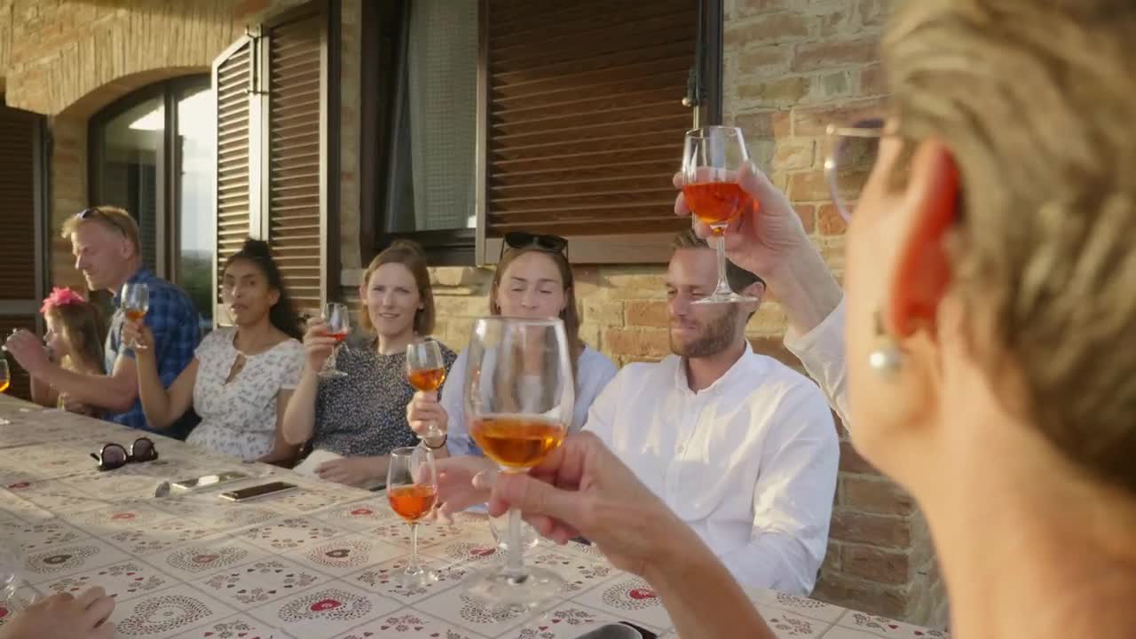 Stock Video A Group Of Friends Sharing A Drink Live Wallpaper For PC