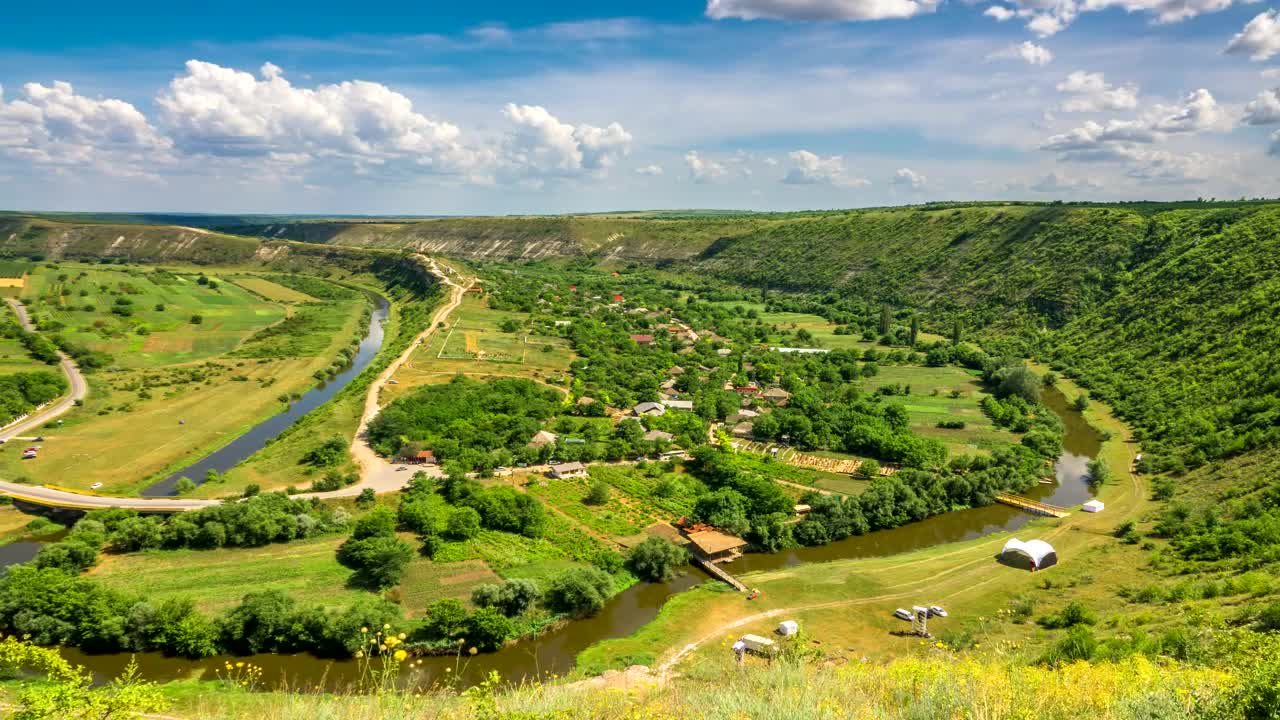 Stock Video A Green Valley With A River Live Wallpaper For PC