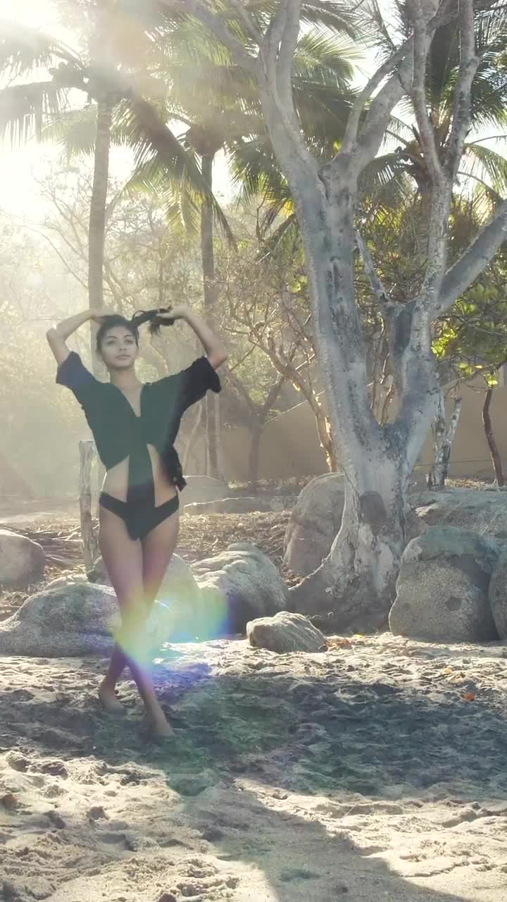 Stock Video A Girl Walking On The Beach Live Wallpaper For PC