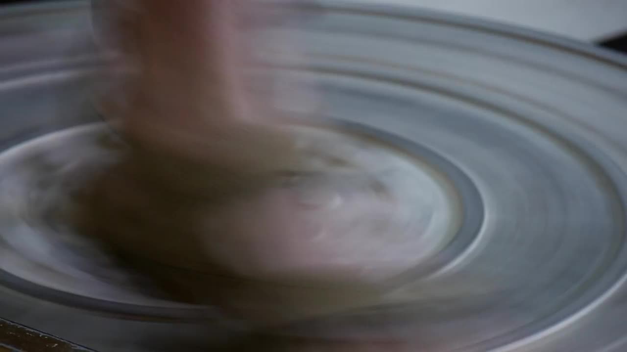 Stock Video A Foot Is Rotating Ceramic Wheel Live Wallpaper For PC