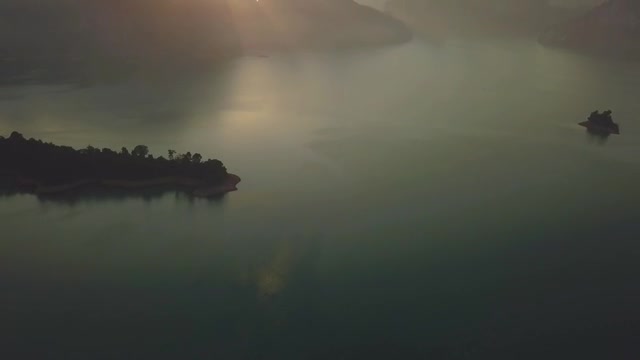 Stock Video Mixkit Beautiful Dusk On A Large Lake From Above  Smal Live Wallpaper For PC
