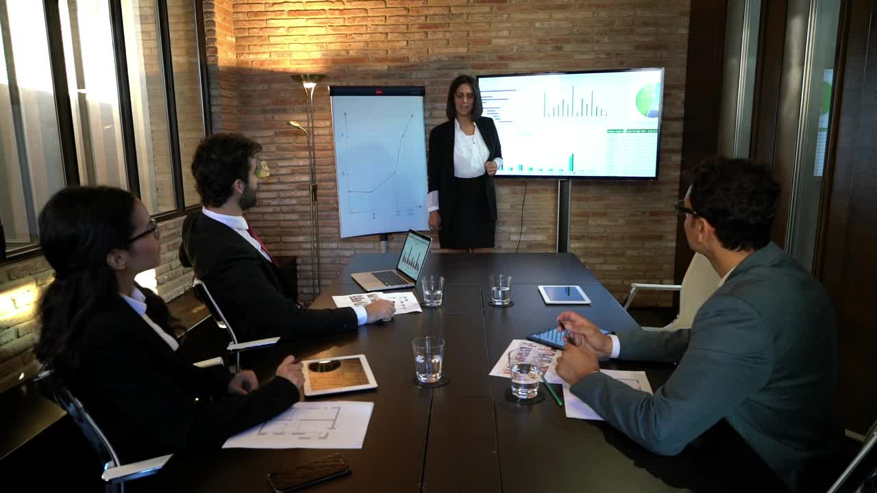 Stock Video Business People During A Work Meeting Live Wallpaper For PC