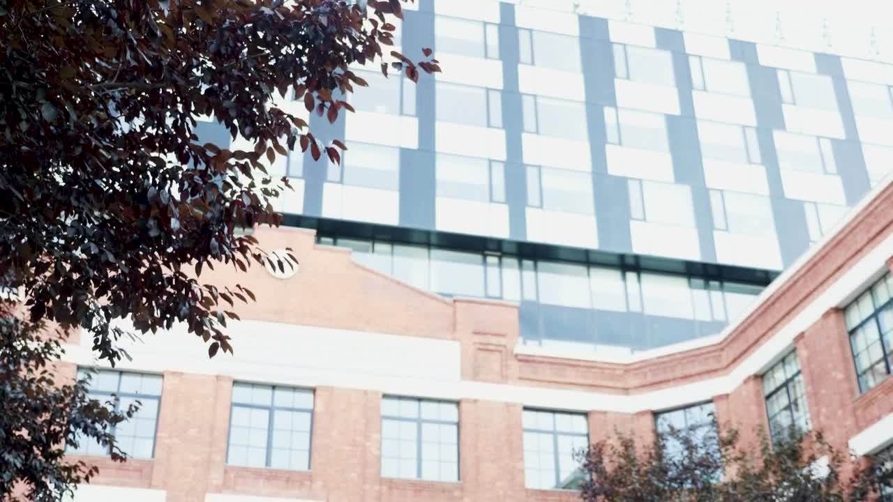 Stock Video Business Leader Sits Outside City Office On Mobile Live Wallpaper For PC
