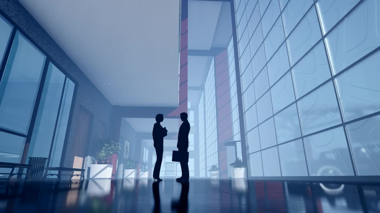 Stock Video Business Colleagues Talking Live Wallpaper For PC