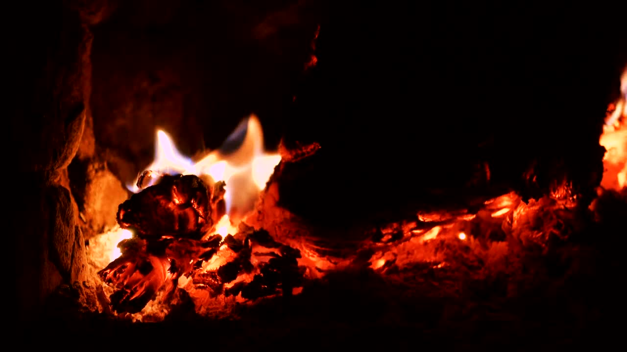 Stock Video Burning Logs And Flames Live Wallpaper For PC