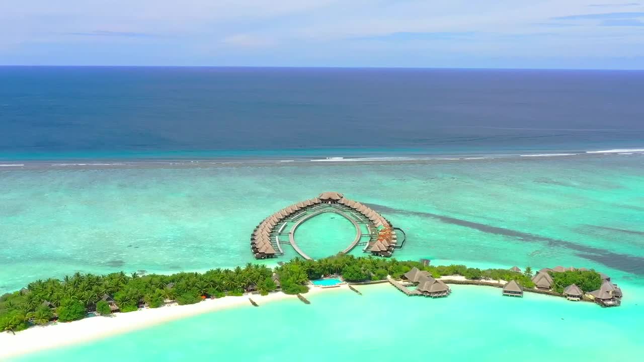 Stock Video Bungalow Stilt Houses Live Wallpaper For PC