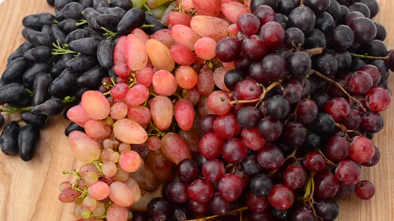 Stock Video Bunches Of Grapes Of Different Types Live Wallpaper For PC