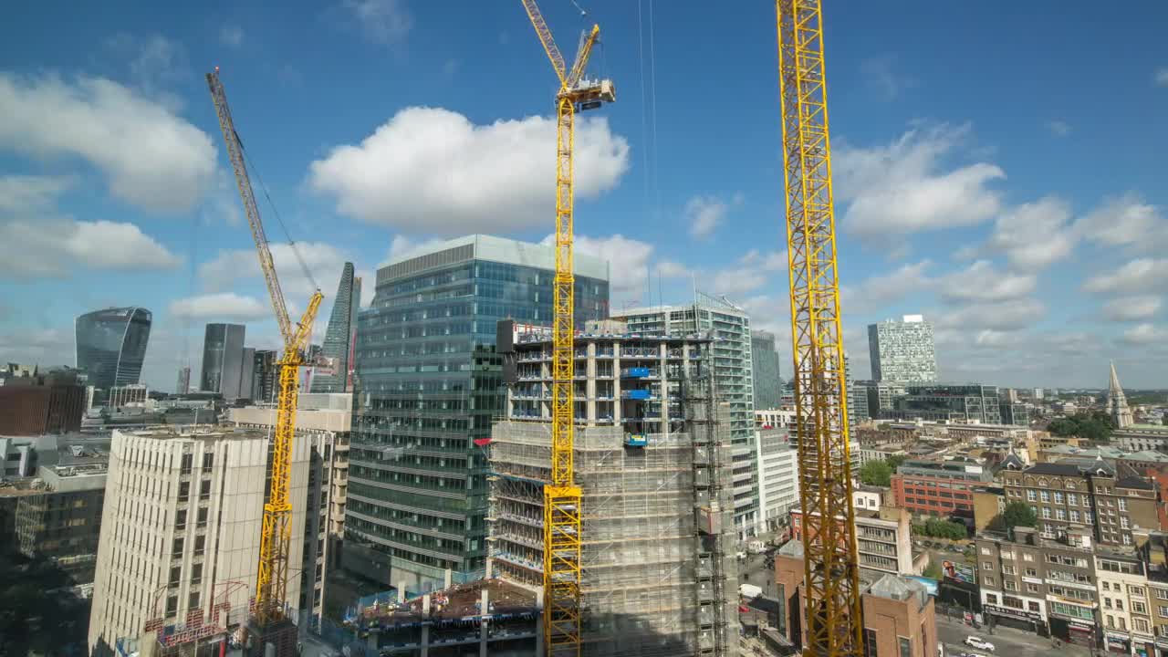 Stock Video Buildings Under Construction Aerial View Live Wallpaper For PC