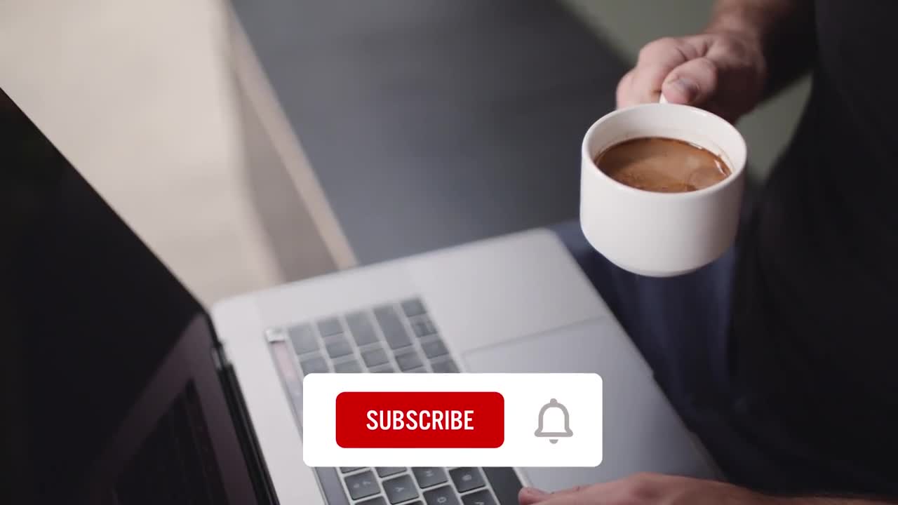 Stock Video Bubble Notification Subscribe Button Live Wallpaper For PC