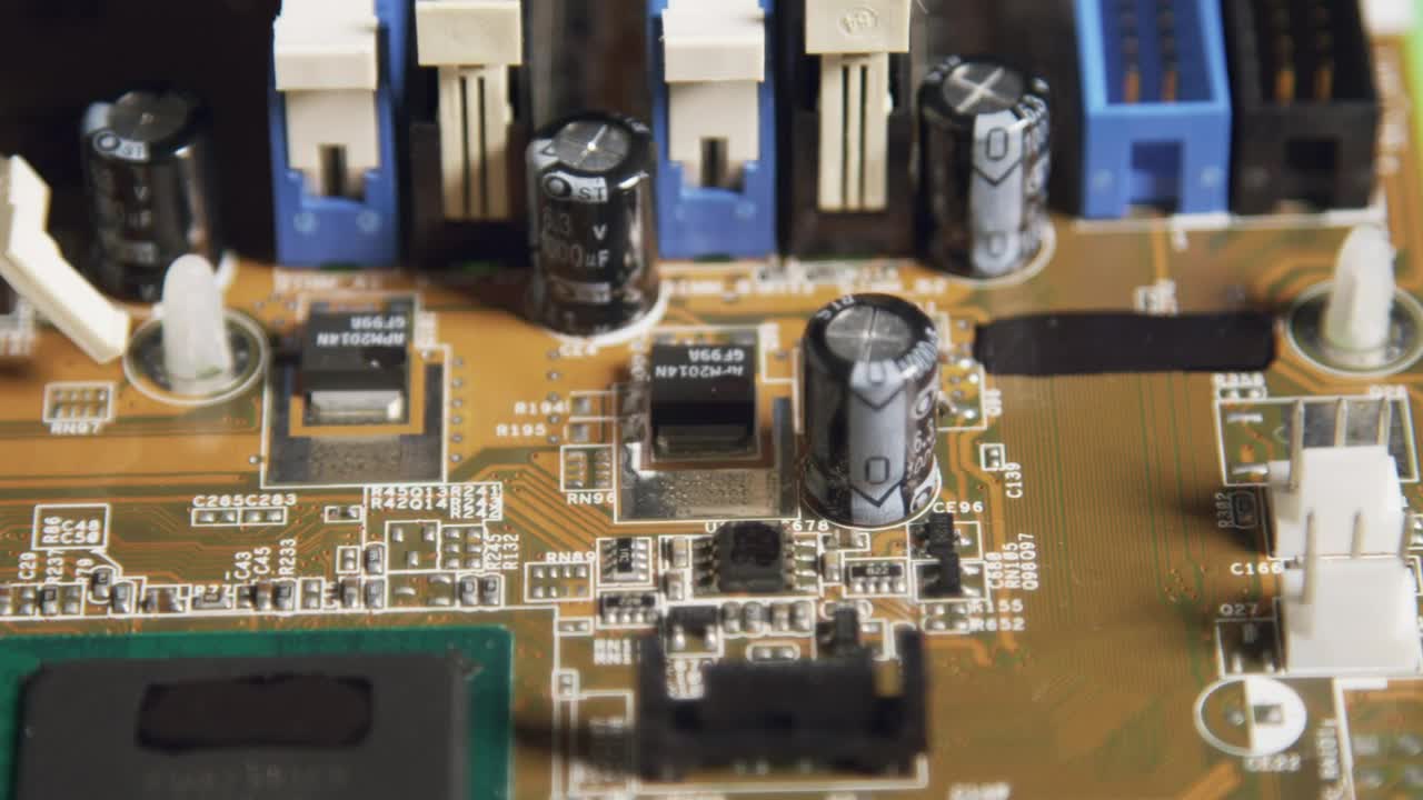 Stock Video Brown Computer Board Live Wallpaper For PC