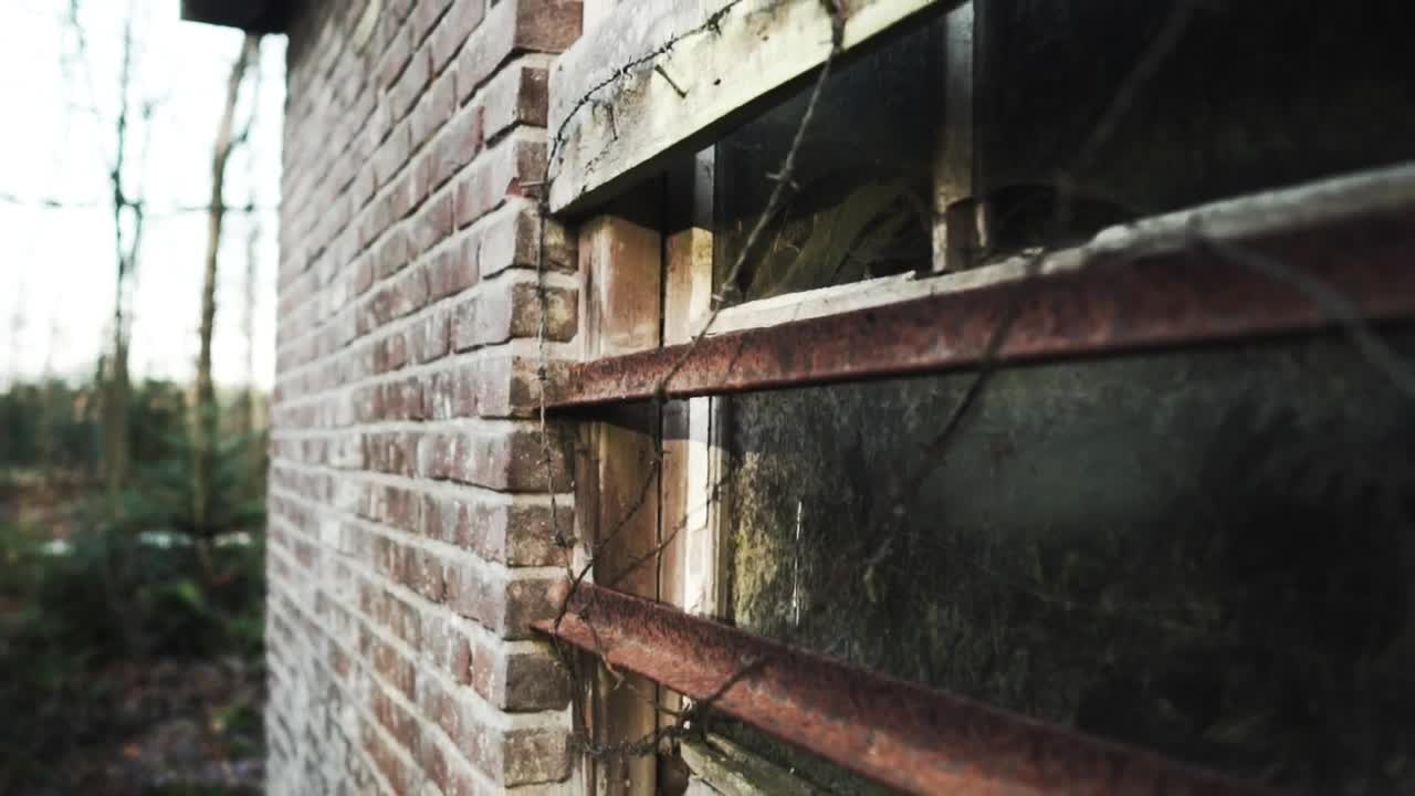 Stock Video Broken Windows Of Old Brick Building Live Wallpaper For PC
