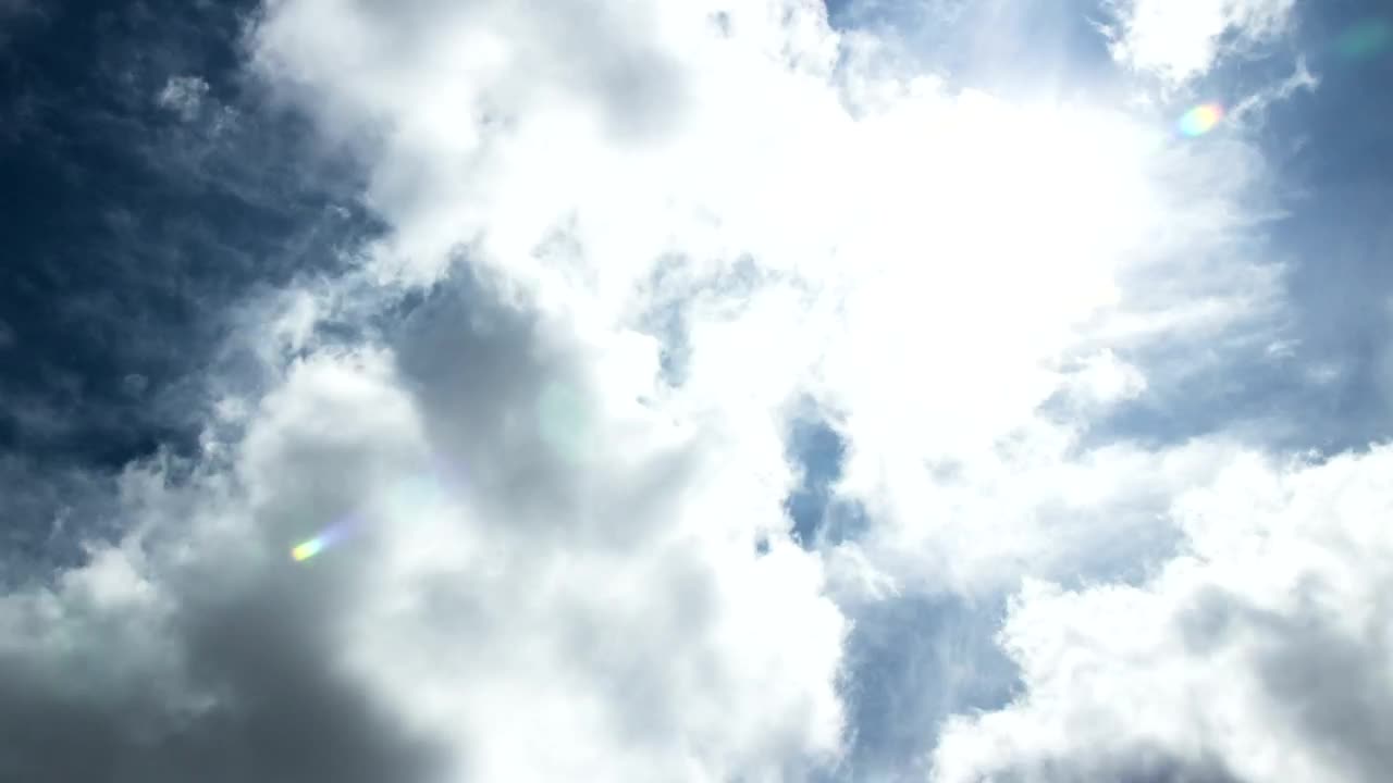 Stock Video Bright Sunshine Through Thin Clouds Live Wallpaper For PC