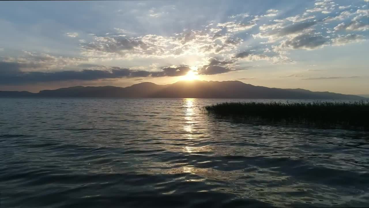 Stock Video Bright Sunset Across A Calm Ocean Live Wallpaper For PC