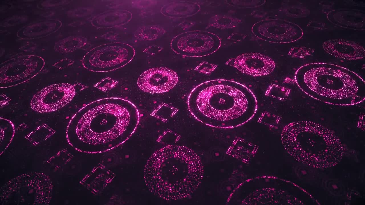 Stock Video Bright Purple Shapes Texture Live Wallpaper For PC
