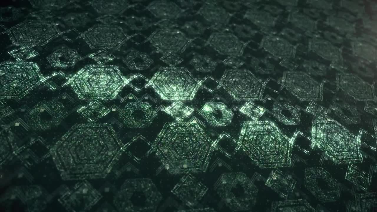 Stock Video Bright Green Figures Surface Texture Live Wallpaper For PC