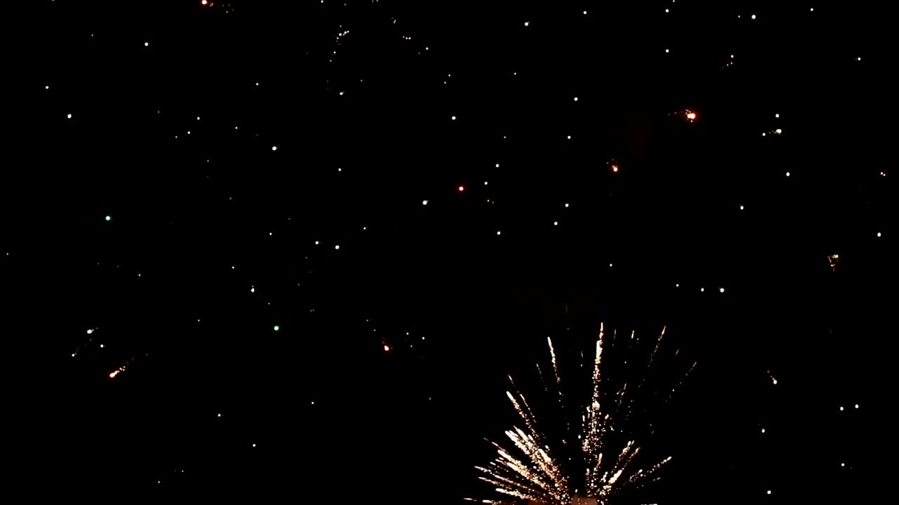 Stock Video Bright Firewoks On The Night Sky Live Wallpaper For PC