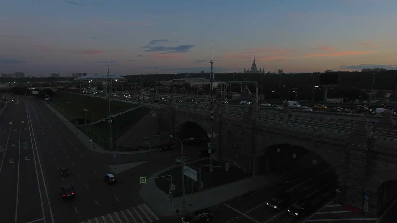 Stock Video Bridges In Russia As The Sun Sets Live Wallpaper For PC