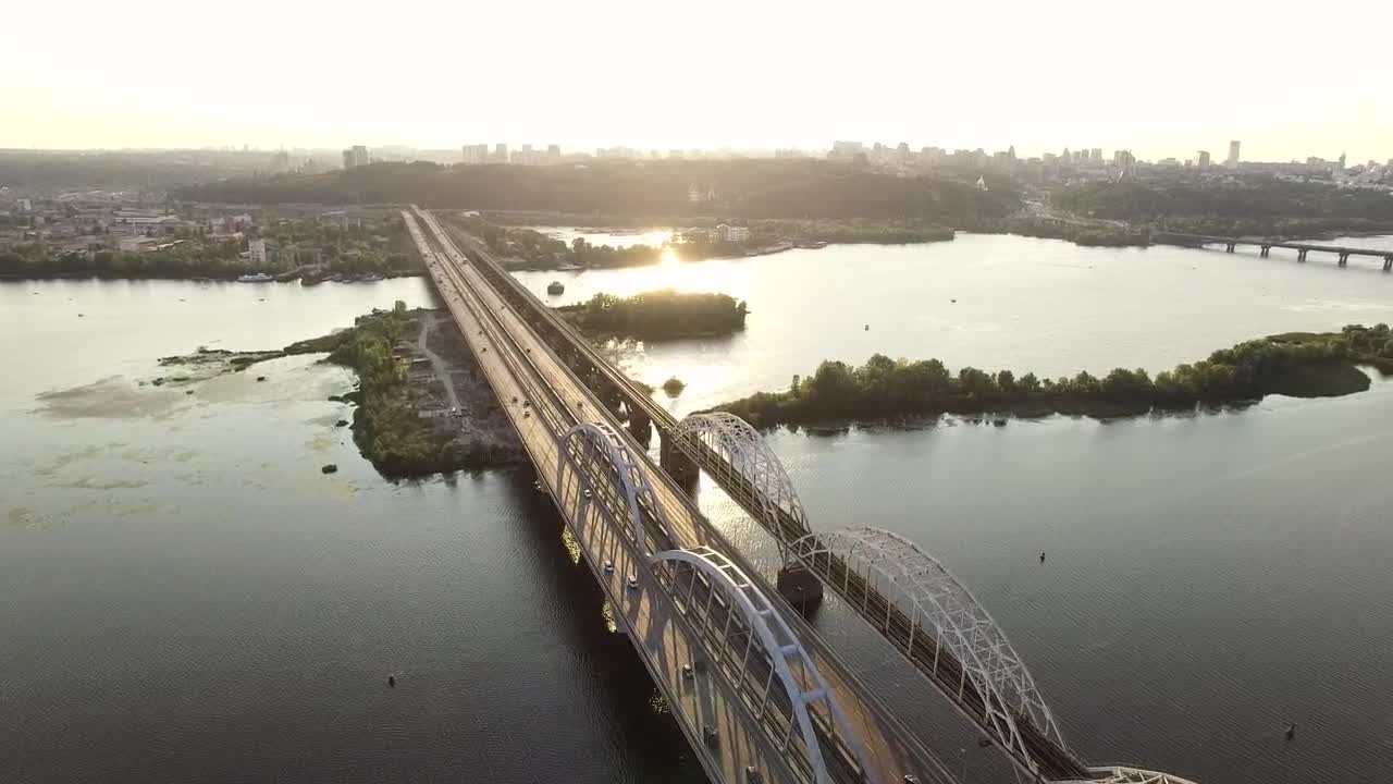 Stock Video Bridge With Traffic In The Morning Live Wallpaper For PC