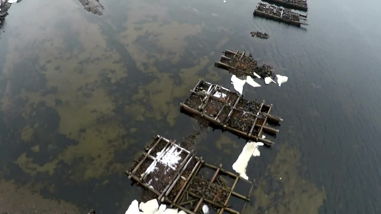 Stock Video Bridge Ruins Across The Ocean Live Wallpaper For PC